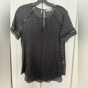 Rebecca Taylor Short Sleeve Blouse-Size 10